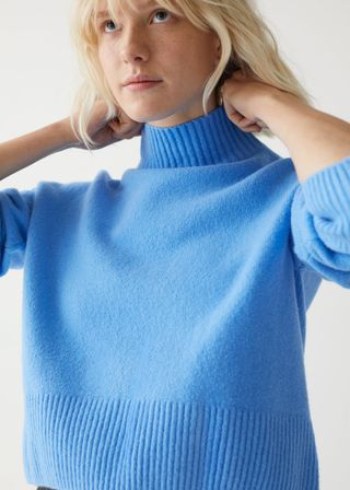 
Other Stories + Cropped Mock Neck Sweater