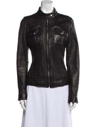 Michael Michael Kors + Leather Biker Jacket