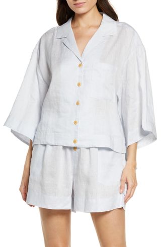 Homebodii + Riviera Linen Short Pajamas