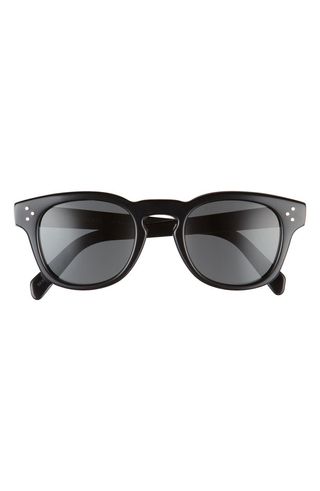 Celine + Bold 3 Dots 49mm Square Sunglasses