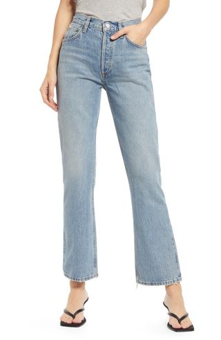 Agolde + Relaxed Bootcut Jeans