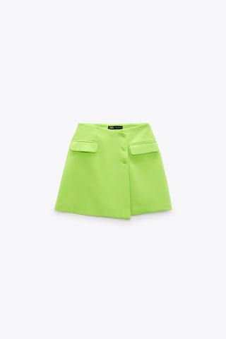 Zara + Mini Skirt With Pockets