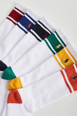 Polo Ralph Lauren + Striped Crew Sock 6-Pack