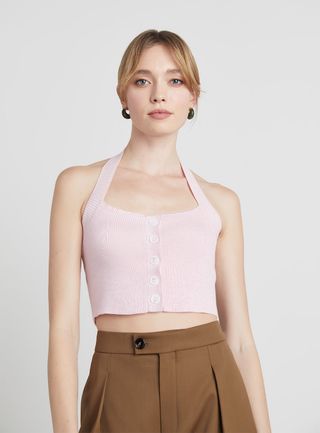 Who What Wear Collection + Eros Knit Halter Top