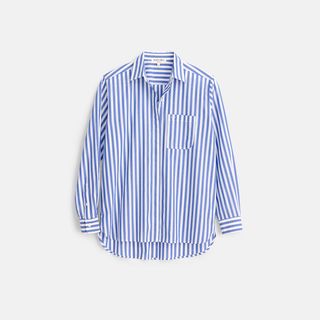Alex Mill + Double-Button Shirt in Bold Stripe