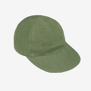 Blluemade + Cap in Olive Green Linen