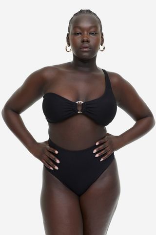 H&M + Padded One-Shoulder Bikini Top