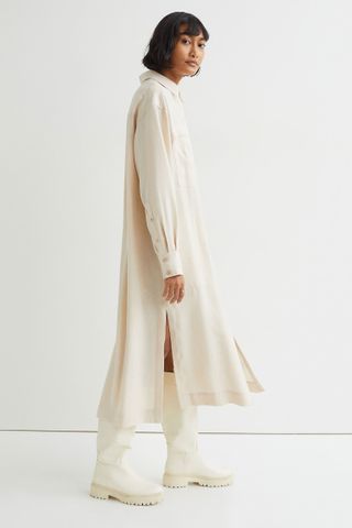 H&M + Lyocell-Blend Shirt Dress