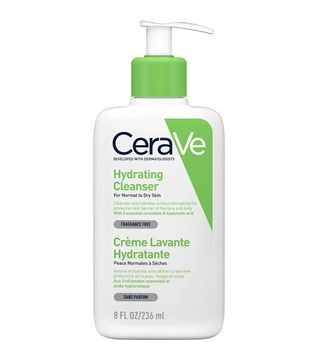 CeraVe + Hydrating Cleanser With Hyaluronic Acid