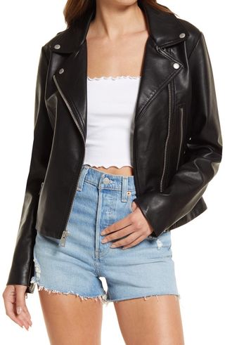Levi's + Women's Faux Leather Moto Jacket