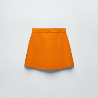 Zara + Zippered Knit Skirt