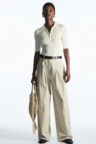 COS + Wide-Leg Tailored Pant