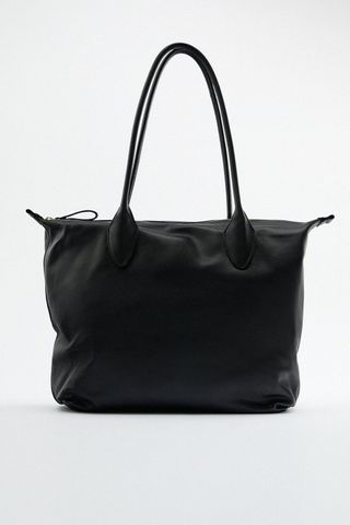 Zara + Leather Tote