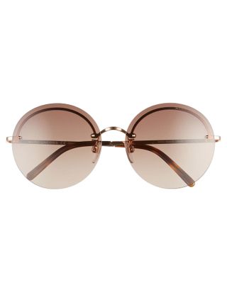 Marc Jacobs + 60mm Round Sunglasses