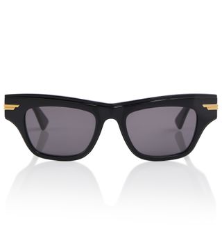 Bottega Veneta + Square Frame Acetate Sunglasses
