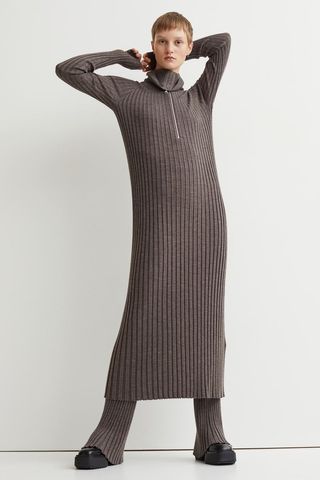 H&M + Knit Merino Wool Dress
