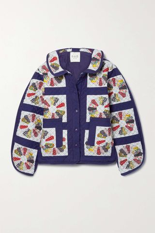 SEA + Printed Quilted Cotton Jacket