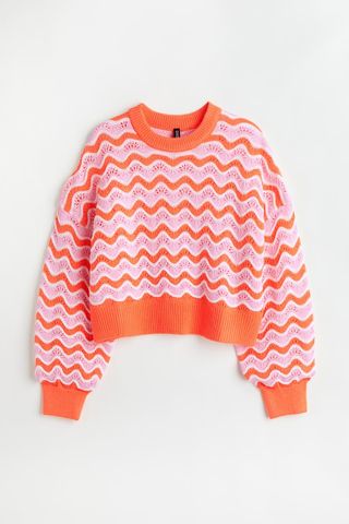H&M + Pointelle-Knit Sweater