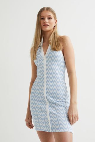H&M + Knit Halterneck Dress