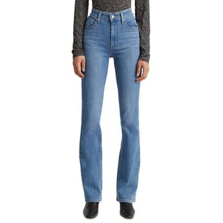 Levi's + 725 High-Waist Bootcut Jeans in Short Length