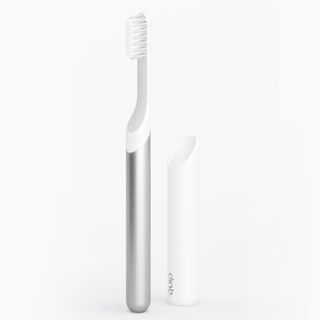 Quip + Silver Metal Electric Toothbrush