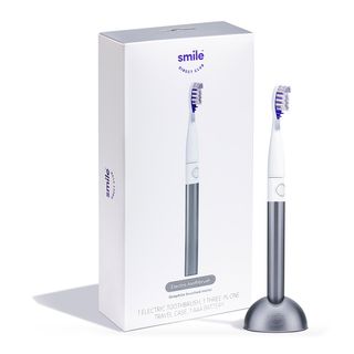 SmileDirectClub + Electric Toothbrush With 3-in-1 Travel Case, Mirror Mount, and Stand