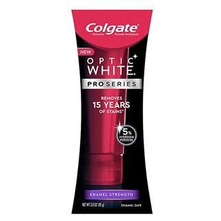 Colgate + Optic White Pro Series Whitening Toothpaste with 5% Hydrogen Peroxide