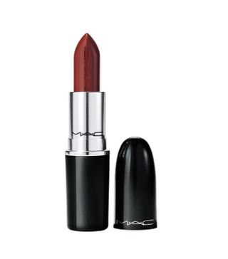 MAC Cosmetics + Lustreglass Sheer-Shine Lipstick in Spice It Up