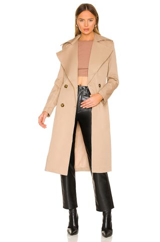 Bardot + the Classic Trench in Tan