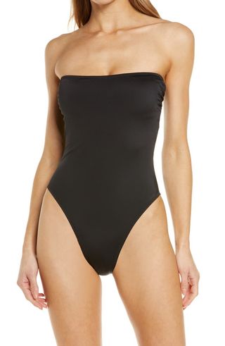 Norma Kamali + Bishop Strapless One-Piece Swimsuit