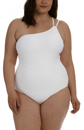 La Blanca + Linea One-Shoulder Mio One-Piece Swimsuit