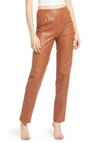 4si3nna + Indie Faux Leather Pants