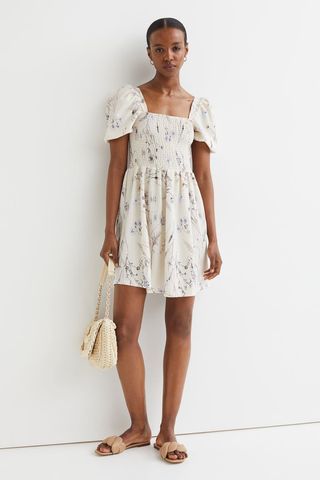 H&M + Smocked Dress