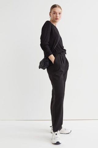 H&M + High-Waisted Tailored Trousers