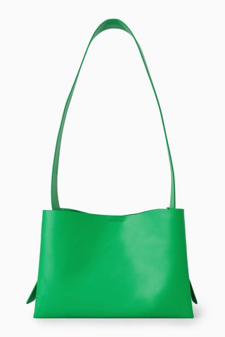 COS + Green Leather Bag