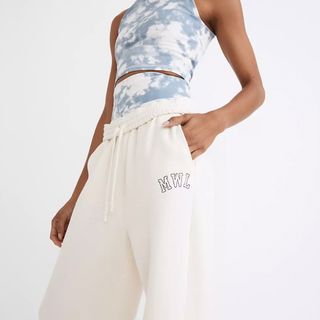 Madewell + MWL Betterterry Embroidered Oversized Sweatpants