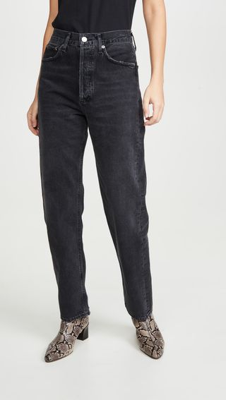 Agolde + 90s Mid Rise Loose Fit Jeans