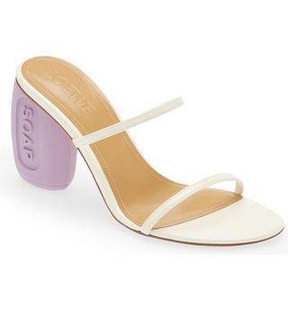 Loewe + Block Heel Slide Sandal