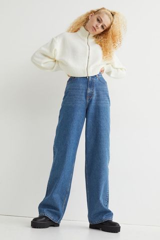 H&M + 90s Baggy High Jeans