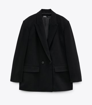 Zara + Oversized Double Breasted Jacket