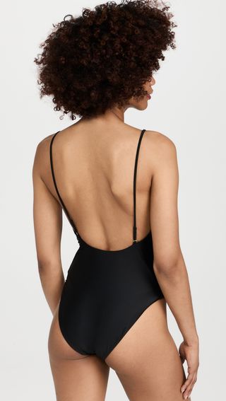 Madewell + Second Wave Spaghetti Strap One-Piece Swimsuit