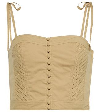 Ulla Johnson + Quinn Cotton Bustier Top