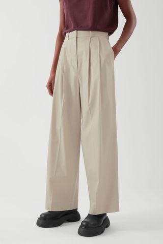 Cos + Wide-leg Tailored Trousers