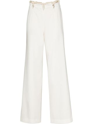 Dion Lee + rope-detailing wide-leg trousers