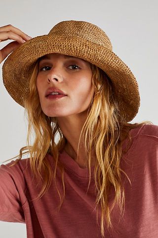 Free People + Sublime Straw Bucket Hat