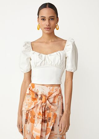 & Other Stories + Puff Sleeve Top
