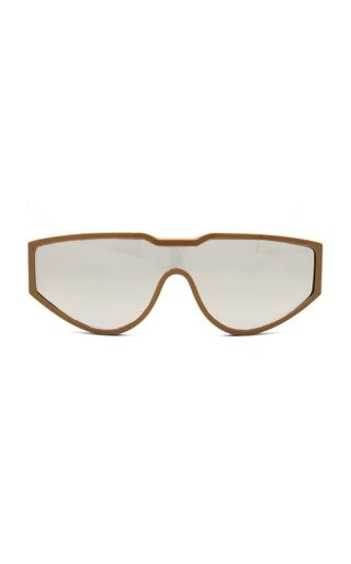 Gia Borghini + Gia Acetate Reflective Sunglasses