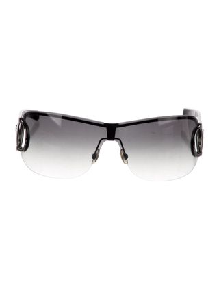 Gucci + Shield Gradient Sunglasses