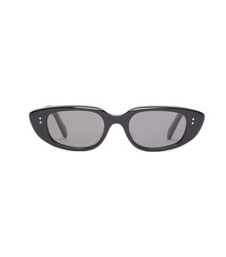 Celine + Oval Acetate Sunglasses