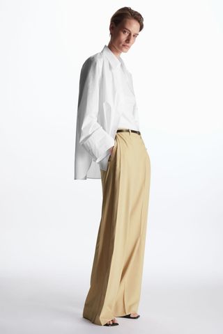 COS + Silk Tailored Trousers